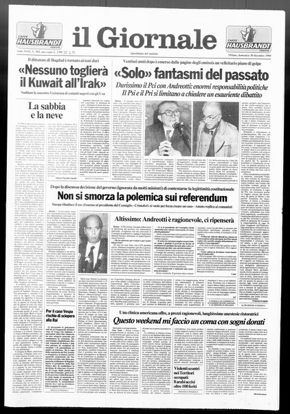 Il giornale : quotidiano del mattino